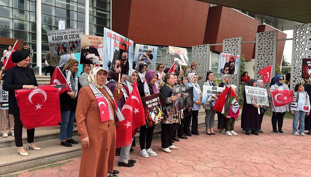 Gaziantepli Kadınlar Gazzeli Anneler için seslendi