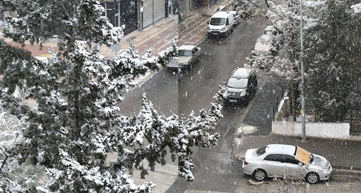 Gaziantep’te Etkili Kar Yağışı, Kent Beyaza Büründü