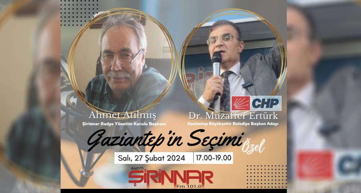 Gaziantep'in Seçimi Seçim Özel Programı Radyo Şirinnar'da başlıyor