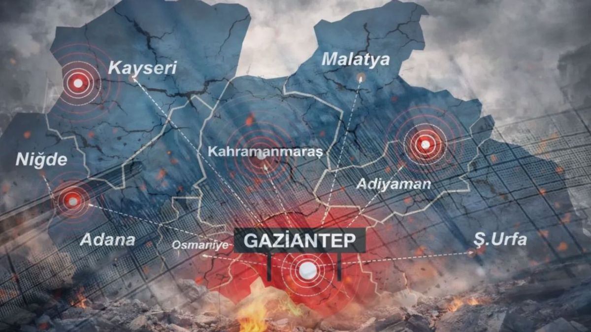 Deprem Gerçeği Yeniden Gündemde! Gaziantep İçin Kritik Harita