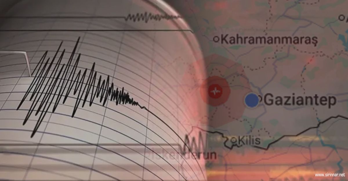 Gaziantep’in İslahiye İlçesinde Gece Yarısı 4,3 Büyüklüğünde Korkutan Deprem