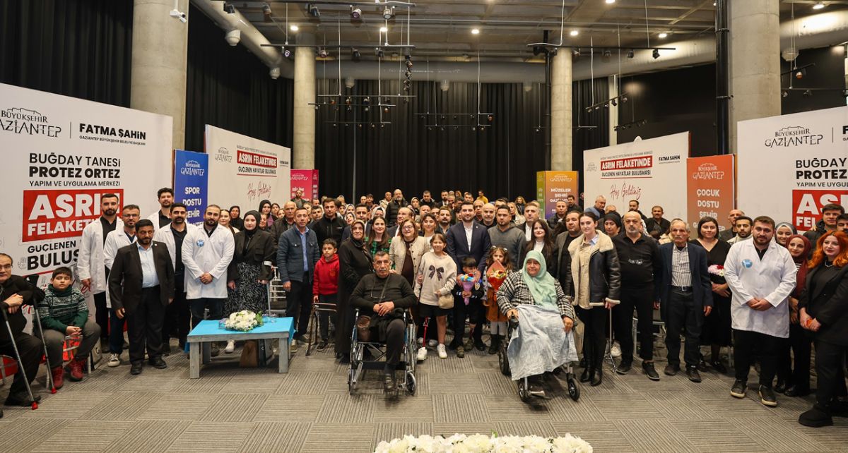 Gaziantep'te 'Asrın Felaketinde Güçlenen Hayatlar' Buluştu