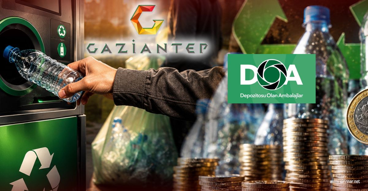 Gaziantep'te Geri Dönüşüm Seferberliği: İşte Depozito Noktaları
