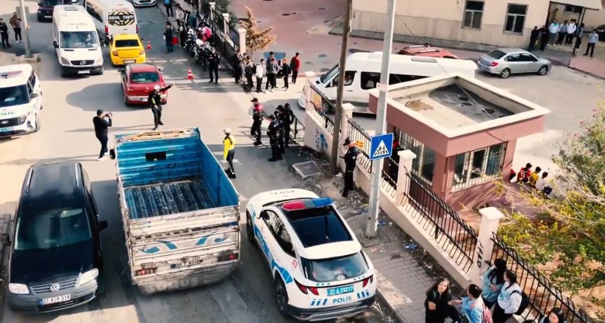 Gaziantep'te Okul Güvenliği İçin Drone'lu Denetim