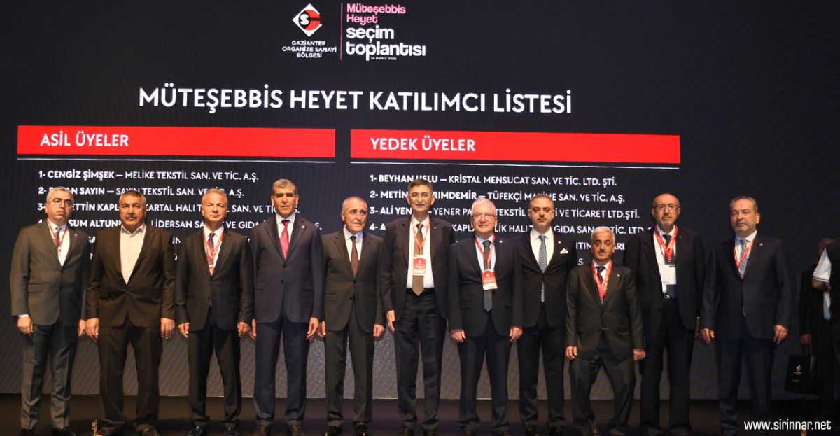 Cengiz Şimşek, Oybirliği İle Yeniden Gaziantep OSB Başkanı Seçildi