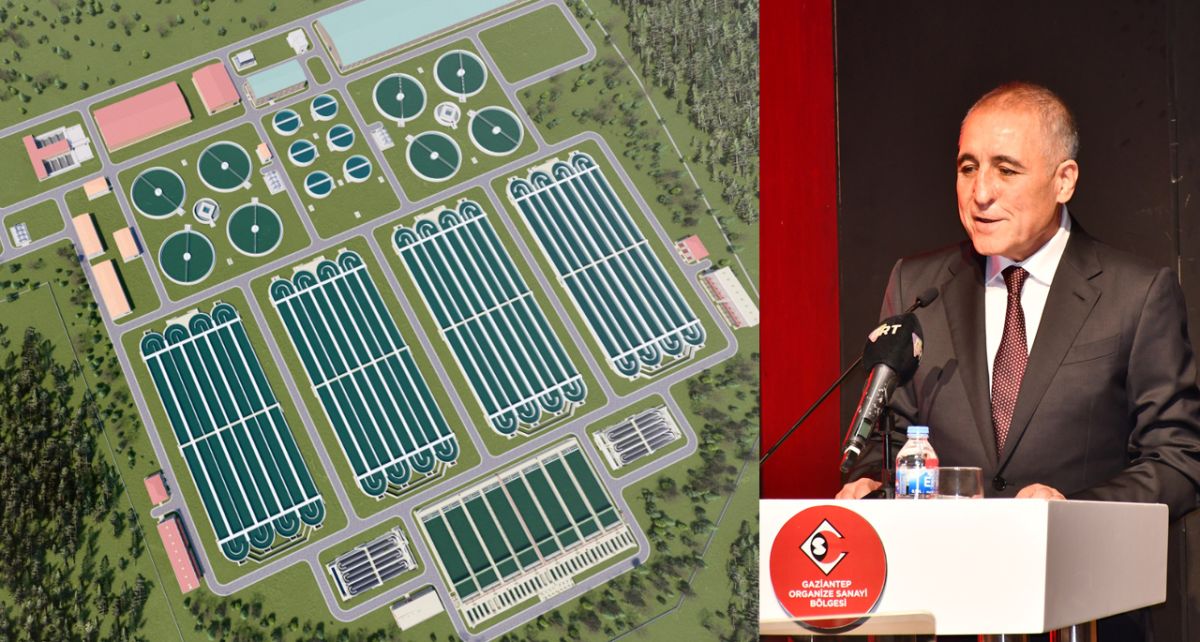 Gaziantep OSB’den Günlük 250 Bin Metreküp Kapasiteli Arıtma Yatırımı