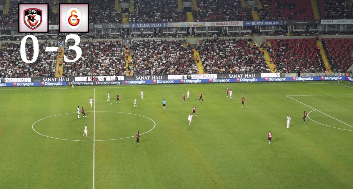 Gaziantep FK, Sezona Galatasaray Mağlubiyetiyle Başladı; 0-3