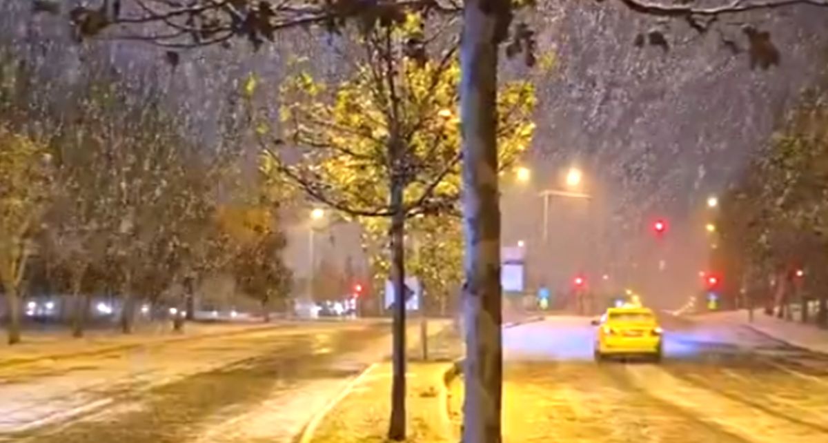 Gaziantep'i Beyaz Örtü Kapladı