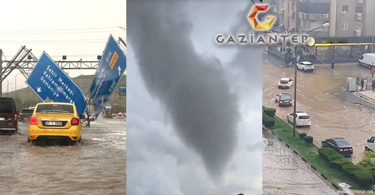 Gaziantep’te 20 Dakikada Metrekareye 60 kg Yağış: “Süper Hücre” Afet Yarattı
