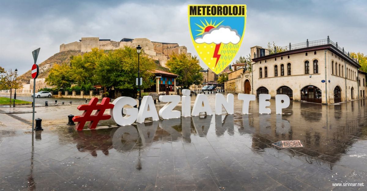 Gaziantep'e Sağanak Geliyor:Termometreler 7 Derece Birden Düşüyor