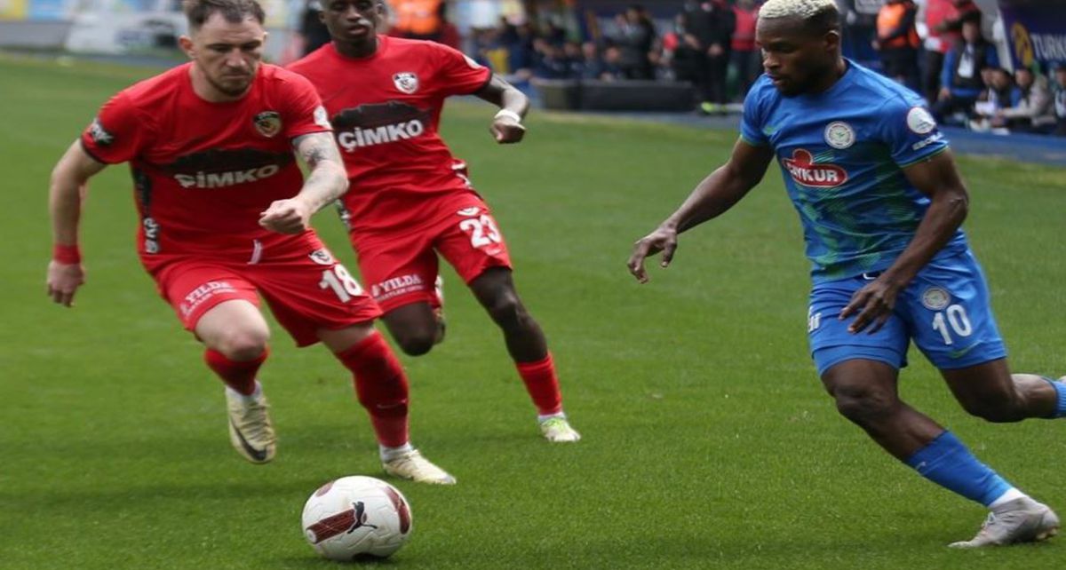 Gaziantep FK, Rize'den eli boş döndü ; 3-1