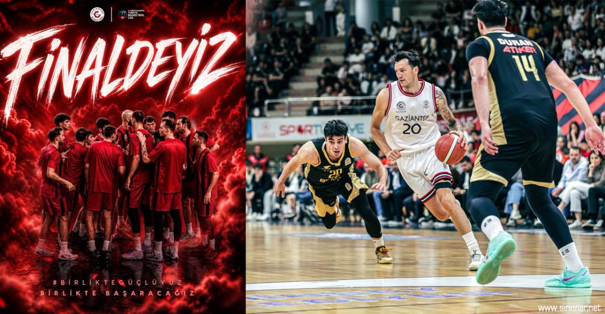 Gaziantep Basketbol, nefes kesen maçta finale yükseldi