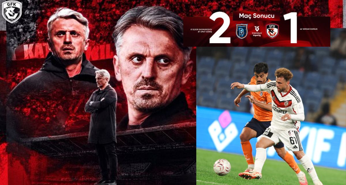 Gaziantep FK'da Düşüş Sürüyor, Başakşehir’e Kaybetti; 2-1