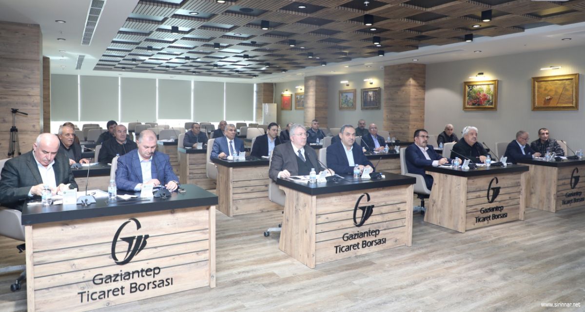 Gaziantep Ticaret Borsası'nda Küresel Piyasalar ve Tarımsal Üretim Ele Alındı