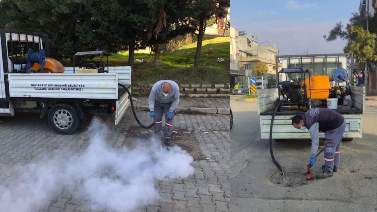 Gaziantep Büyükşehir, ilaçlama çalışmalarına hız kazandırdı
