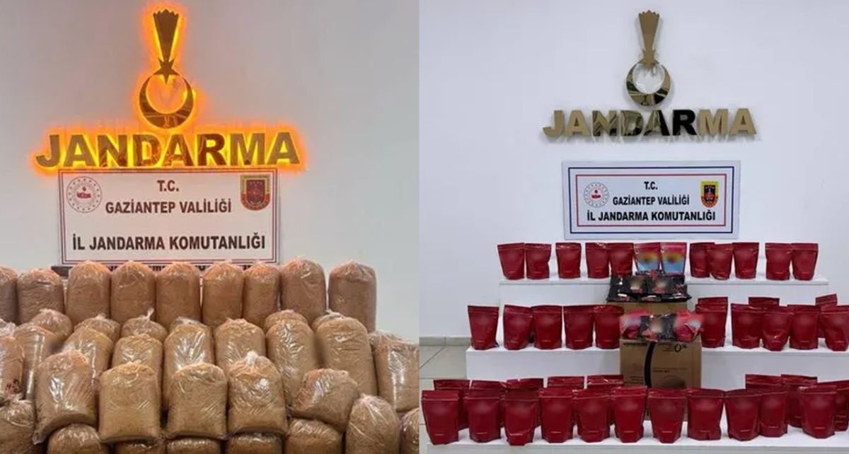 Gaziantep’te Jandarmadan Kaçak Tütün Operasyonu: 2 Kişi Gözaltında