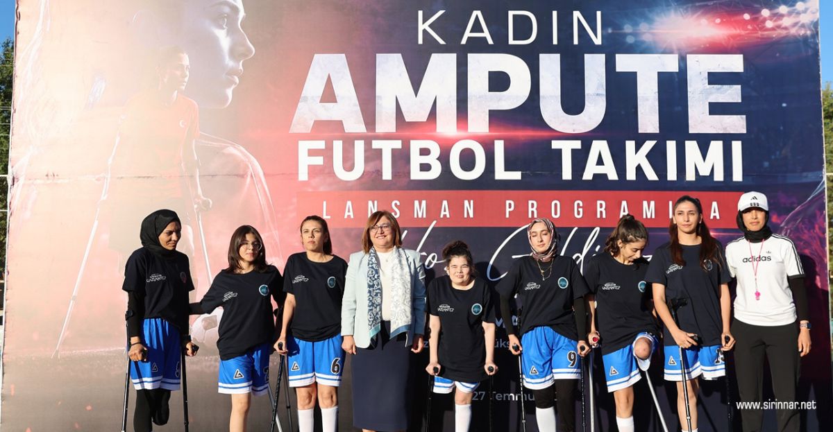 Türkiye'nin İlk 'Kadın Ampute Futbol Takımı' Gaziantep'te Kuruldu