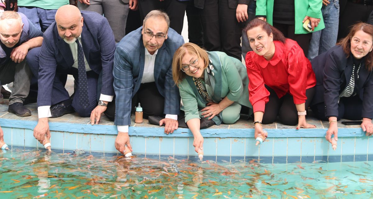 Gaziantep’te Tropikal Koi Parkı Açıldı