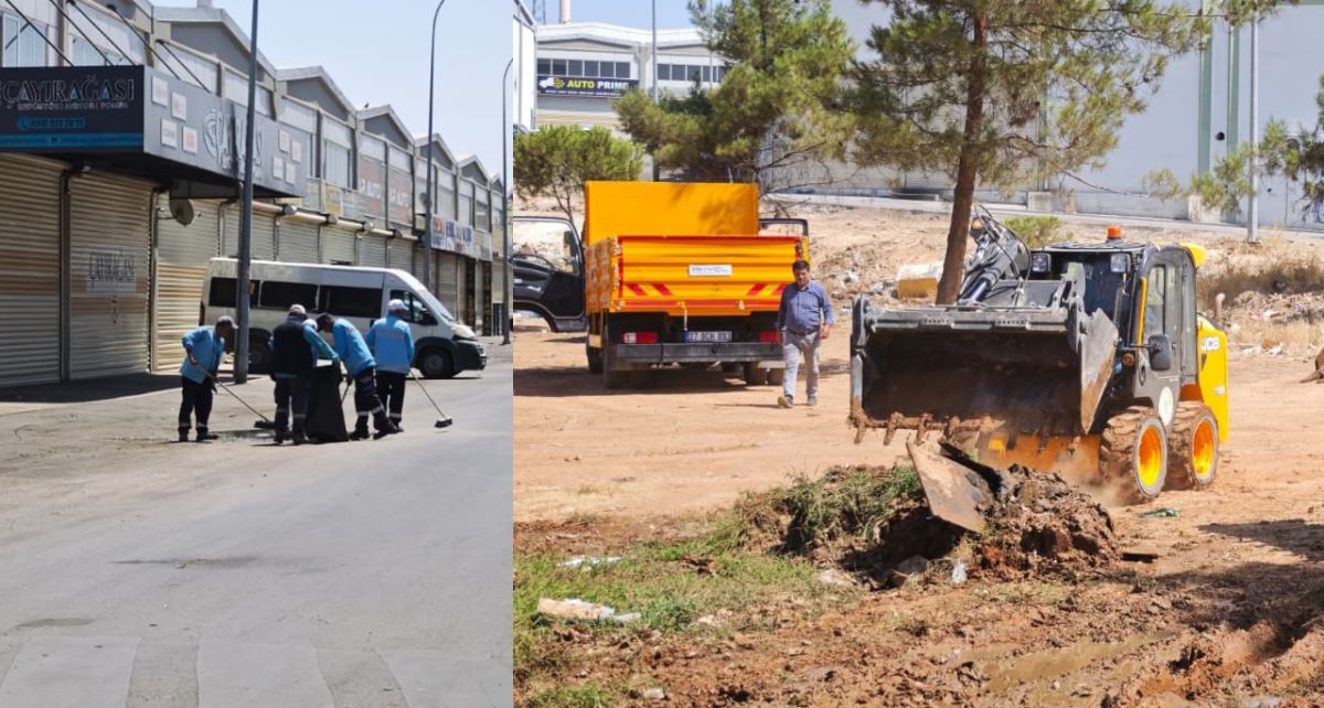 Gaziantep Büyükşehir Belediyesi, KÜSGET Sanayi Sitesi'nde Geniş Çaplı Temizlik Gerçekleştirdi