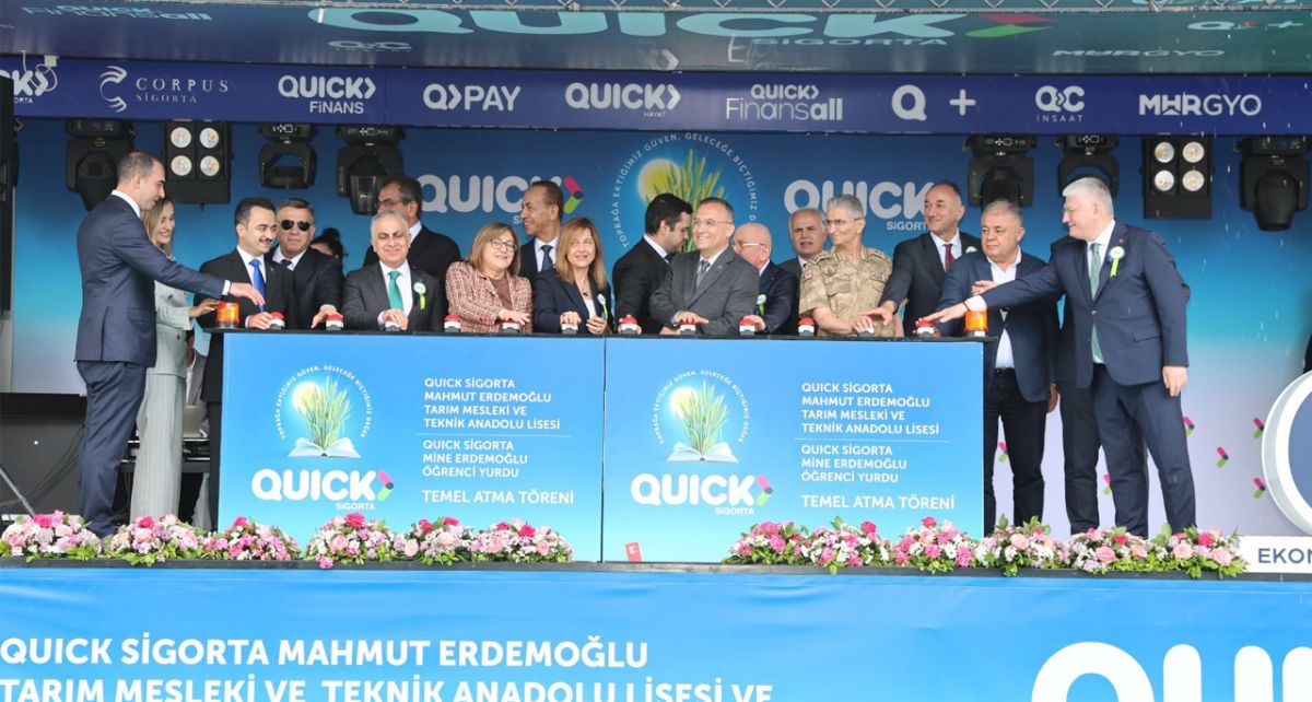 Gaziantep'te Türkiye'ye Örnek Olacak Eğitim Projesi: Tarım Lisesi ve Öğrenci Yurdu Temeli Atıldı