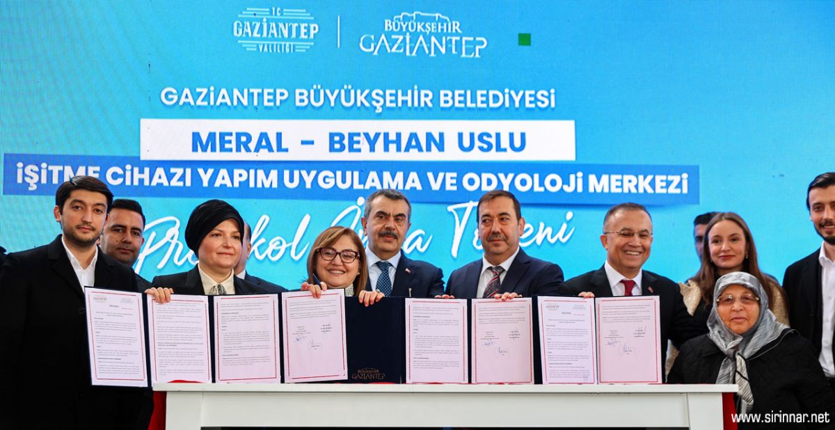 Gaziantep'te Türkiye'nin İlk Belediye İşitme ve Odyoloji Merkezi Kuruluyor