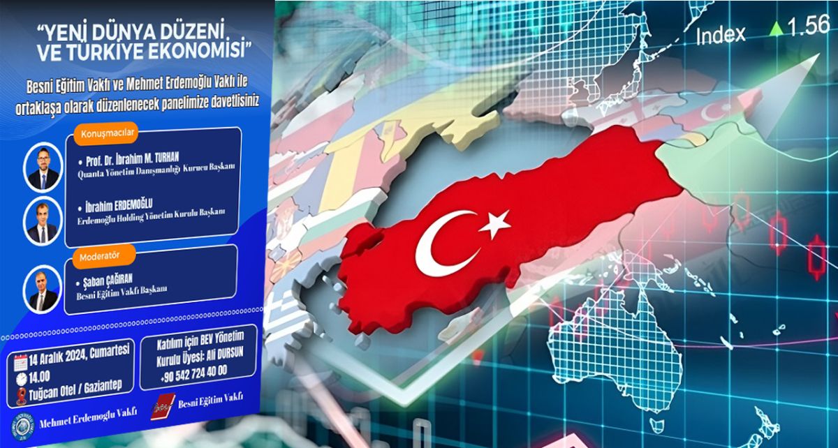 'Yeni Dünya Düzeni ve Türkiye Ekonomisi' Paneli Gaziantep’te Düzenleniyor