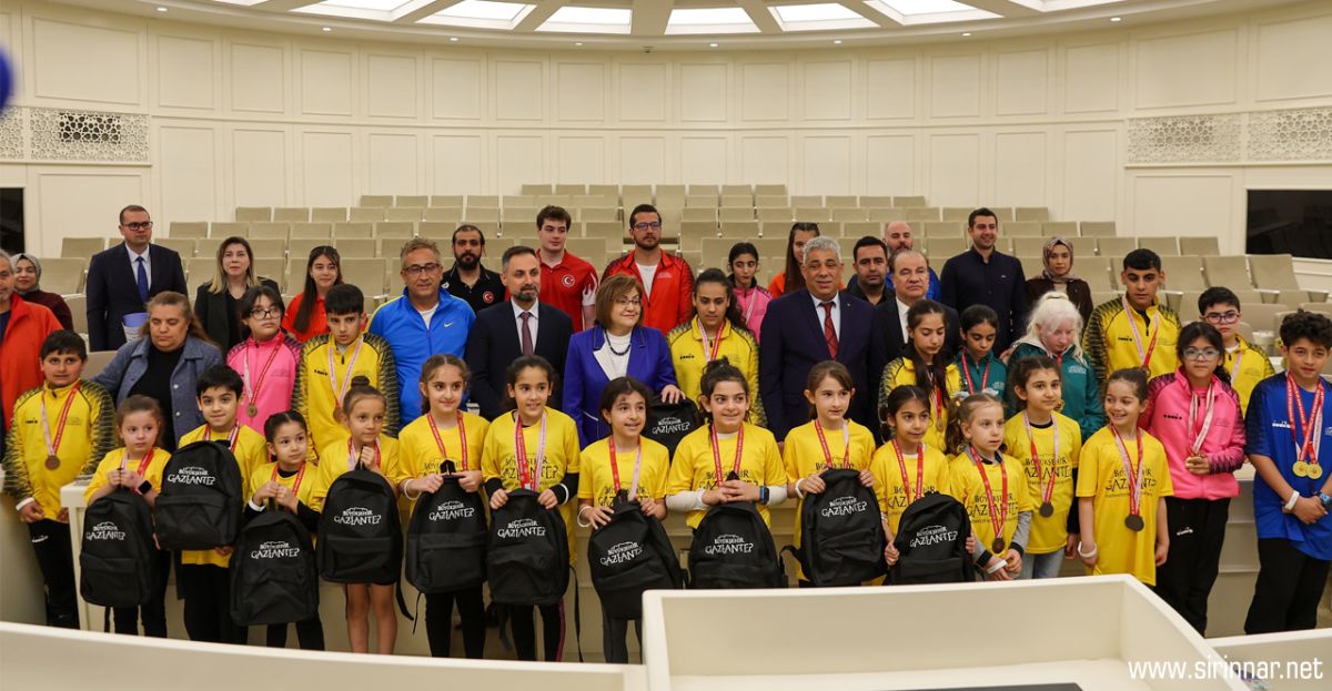 Gaziantep'in Başarılı Sporcuları Başkan Fatma ...