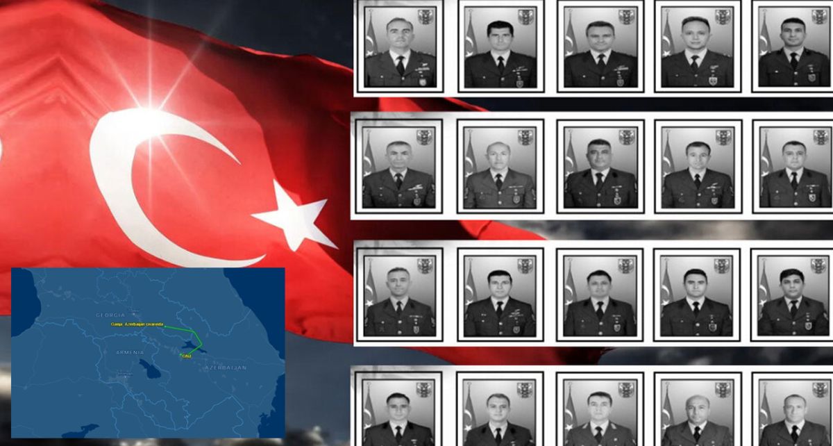 Acı Haber! Gürcistan'da Askeri kargo uçağı Düştü; 20 Şehidimiz Var