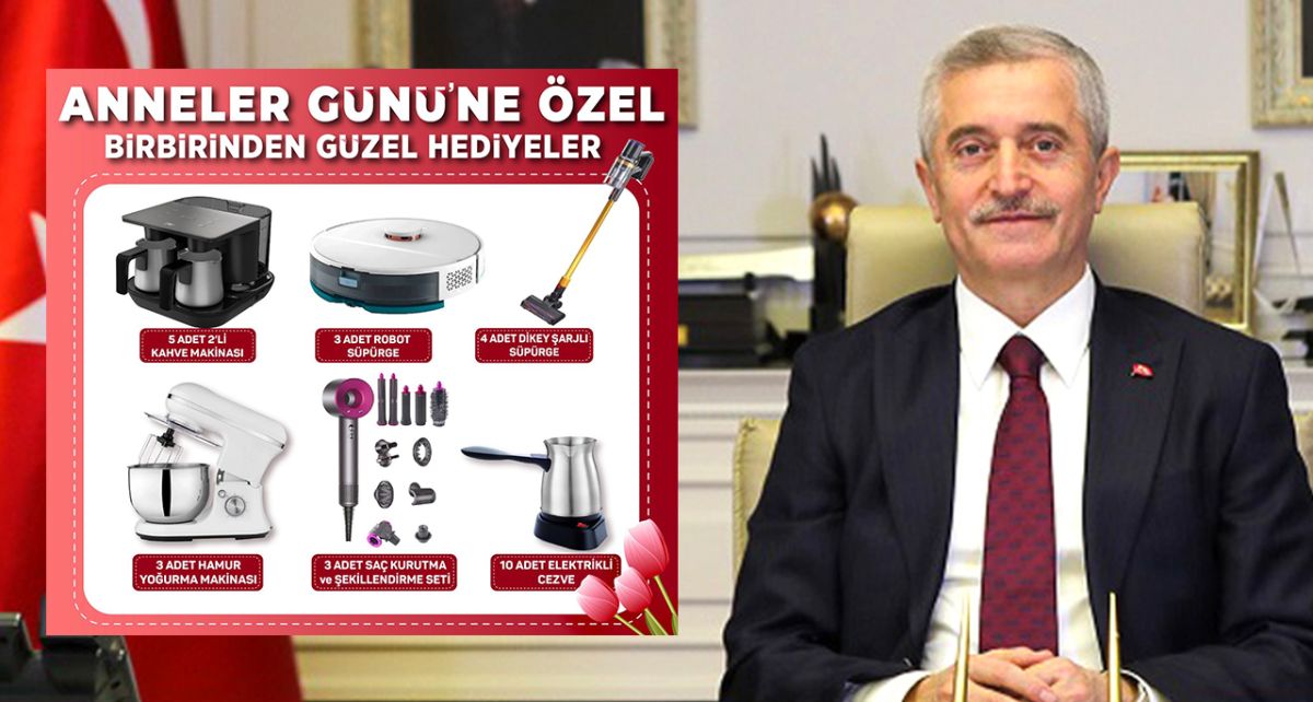 Başkan Tahmazoğlu'ndan Annelere Özel Hediyeler!