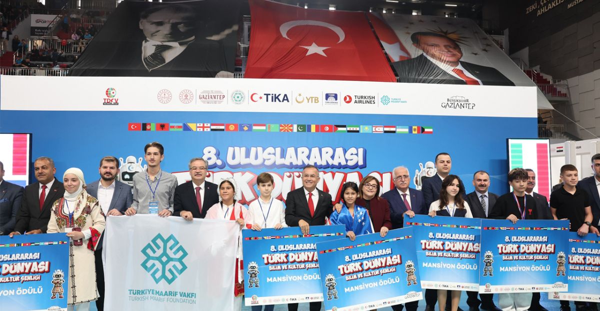 Gaziantep’te Türk Dünyası Buluşması: 40 Genç Ödüllendirildi