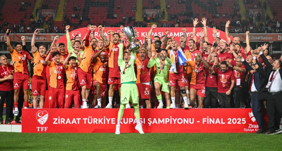 Gaziantep'te Düzenlenen Türkiye Kupası Finalinde Kupa Galatasaray'ın