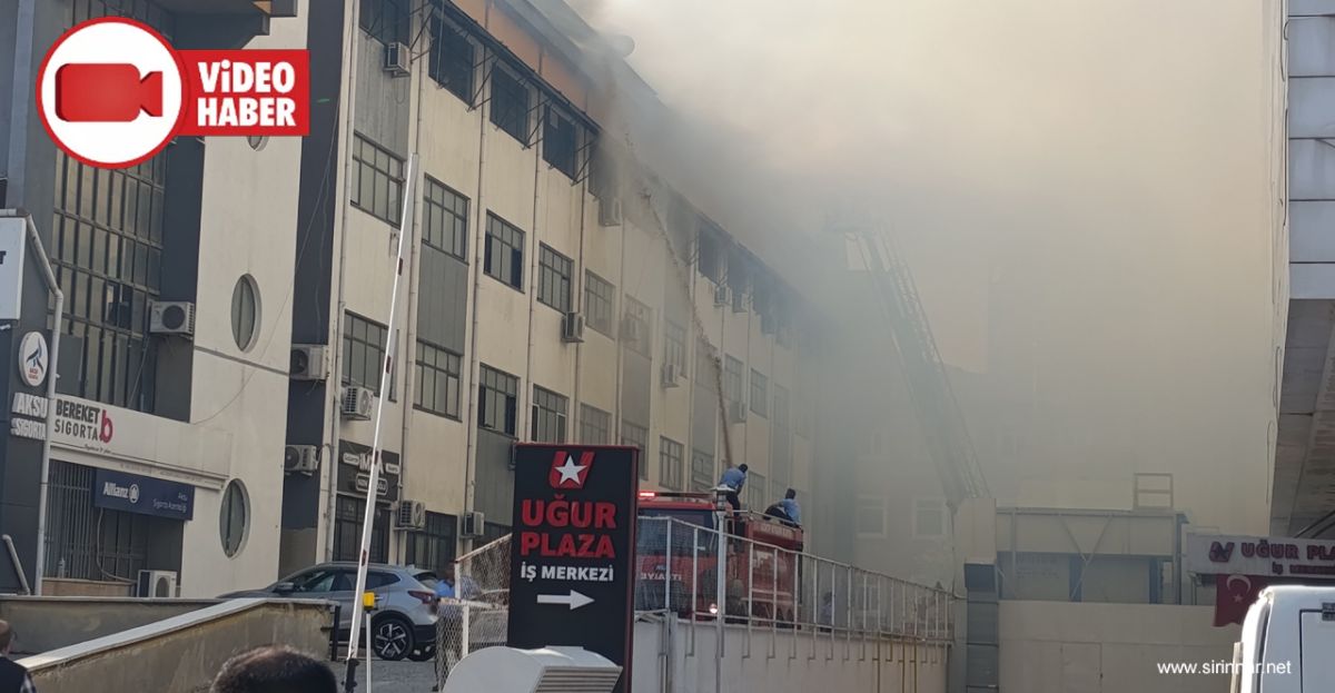 Gaziantep'te Alevler Gökyüzüne Yükseldi, İş Merkezindeki Yangın Korkuttu