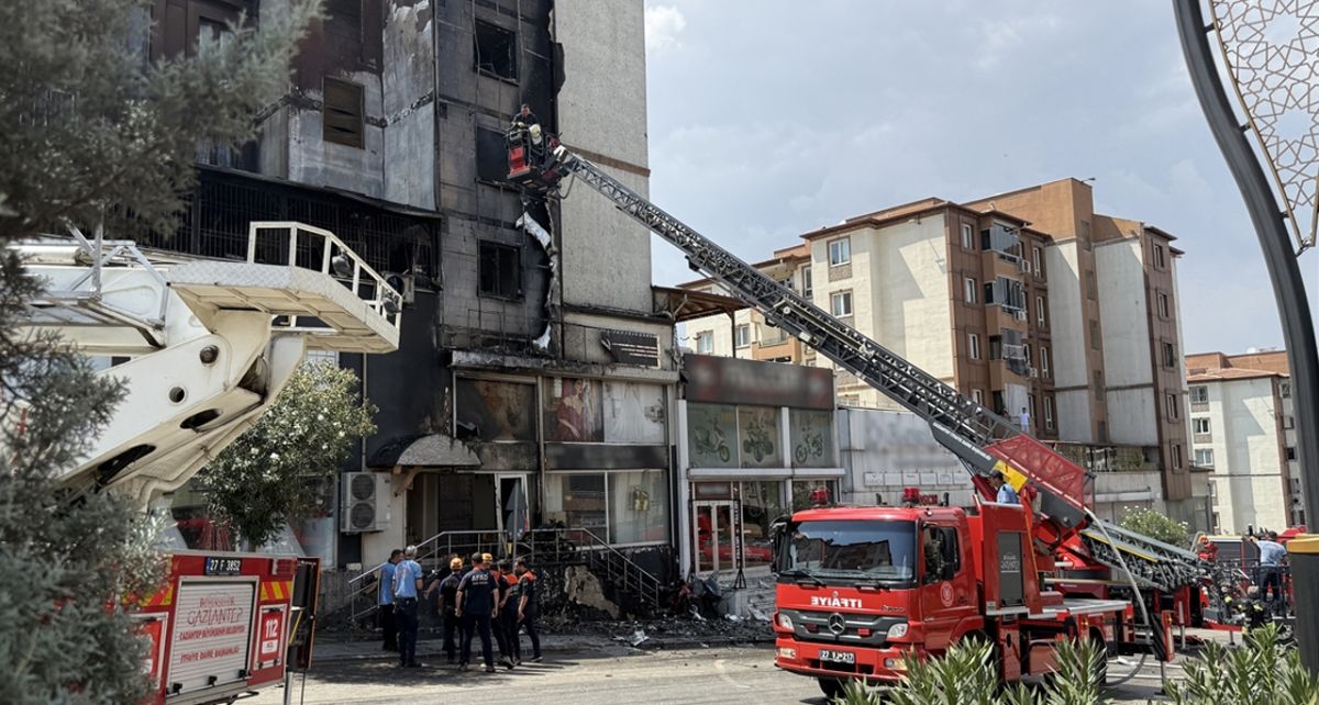Gaziantep'te Ev Yangını Korkuttu