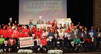 7. Gazi Yarı Maratonu'nda Ödüller Sahiplerini Buldu