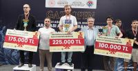 Gazi Open Satranç Turnuvası Sona Erdi: 23 Ülkeden 700 Sporcu Gaziantep'te Kıyasıya Mücadele Etti