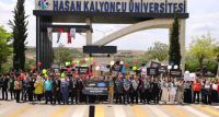 Gaziantep Üniversite Öğrencilerinden GAZZE yürüyüşü
