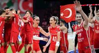 Türk sporunun gurur haftası: Milli takımların zafer haftası:Sahada, parkede, filede 3'te 3!