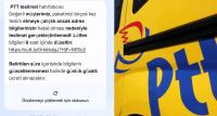 PTT Adı Kullanılarak Yapılan Dolandırıcılık Yöntemlerine Dikkat!