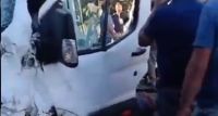Gaziantep'te işçileri taşıyan servisler zincirleme kaza yaptı; 1'i Ağır 21 Yaralı