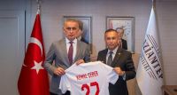TFF Başkanı Hacıosmanoğlu, Gaziantep Valisi Çeber'i Ziyaret Etti