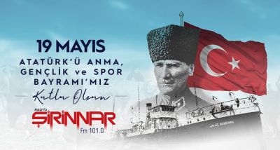19 Mayıs Atatürk'ü Anma, Gençlik ve Spor Bayramımız Kutlu Olsun!