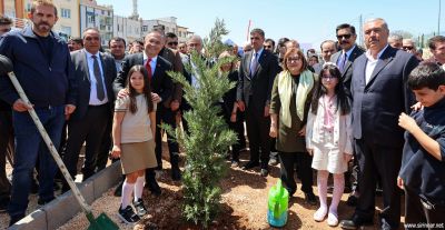Gaziantep’te 23 Nisan’a Özel Fidan Dikim Töreni