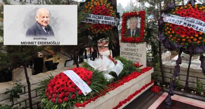 Merinos Halı kurucusu ve Onursal Başkanı Mehmet Erdemoğlu Mezarı başında anıldı