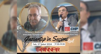 Gaziantep'in Seçimi Seçim Özel Programı Radyo Şirinnar'da başlıyor