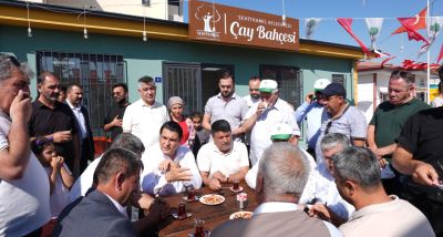 Başkan Umut Yılmaz’dan Kuzeyşehir’e Yeni Sosyal Alan: Çay Bahçesi Hizmete Açıldı