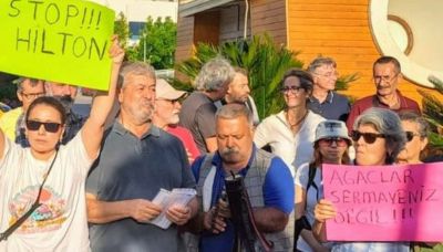 Çevre Gönüllüleri, Dalaman'da Ağaç Katliamını Protesto Ettiler