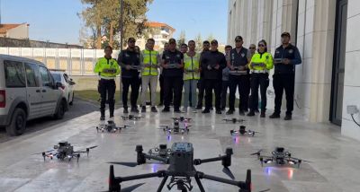 Gaziantep'in Güvenliğine 64 İleri Teknoloji Drone Takviyesi