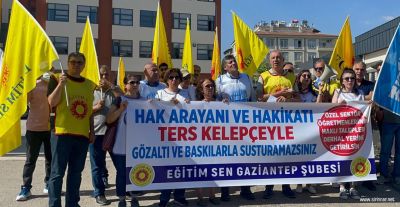 Eğitim Sen Gaziantep'ten Özel Sektör Öğretmenlerine Destek: 'Hak Arama Suç Değil'