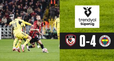Gaziantep FK'nin Yenilmezlik Serisi Son Buldu ; 0-4