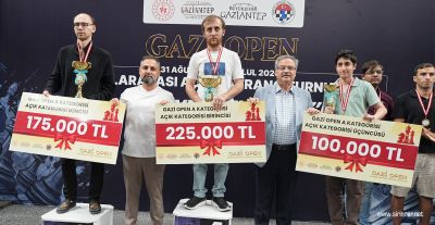 Gazi Open Satranç Turnuvası Sona Erdi: 23 Ülkeden 700 Sporcu Gaziantep'te Kıyasıya Mücadele Etti